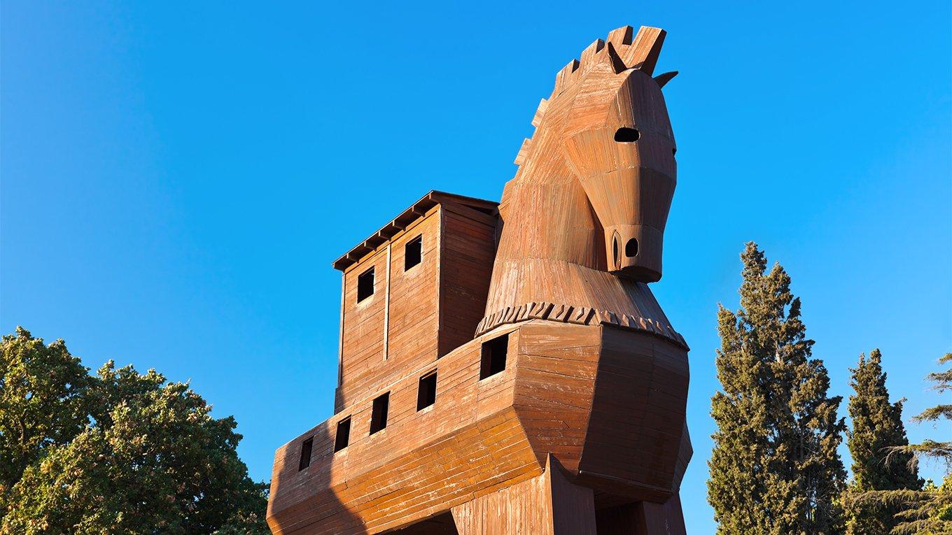 Trojan Horse at Troy Turkey